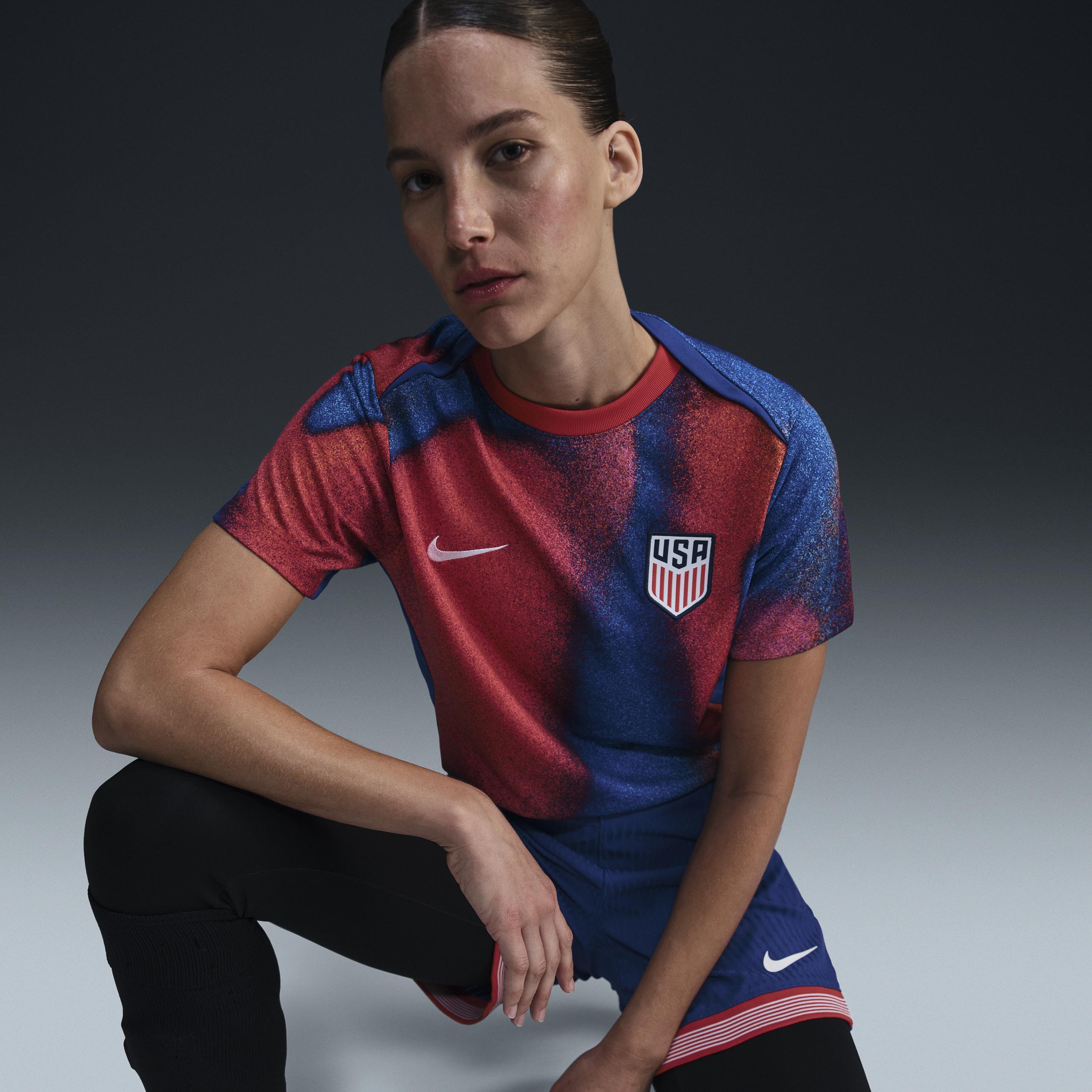 USMNT Academy Pro Nike Womens Dri-FIT Soccer Pre-Match Short-Sleeve Top Product Image