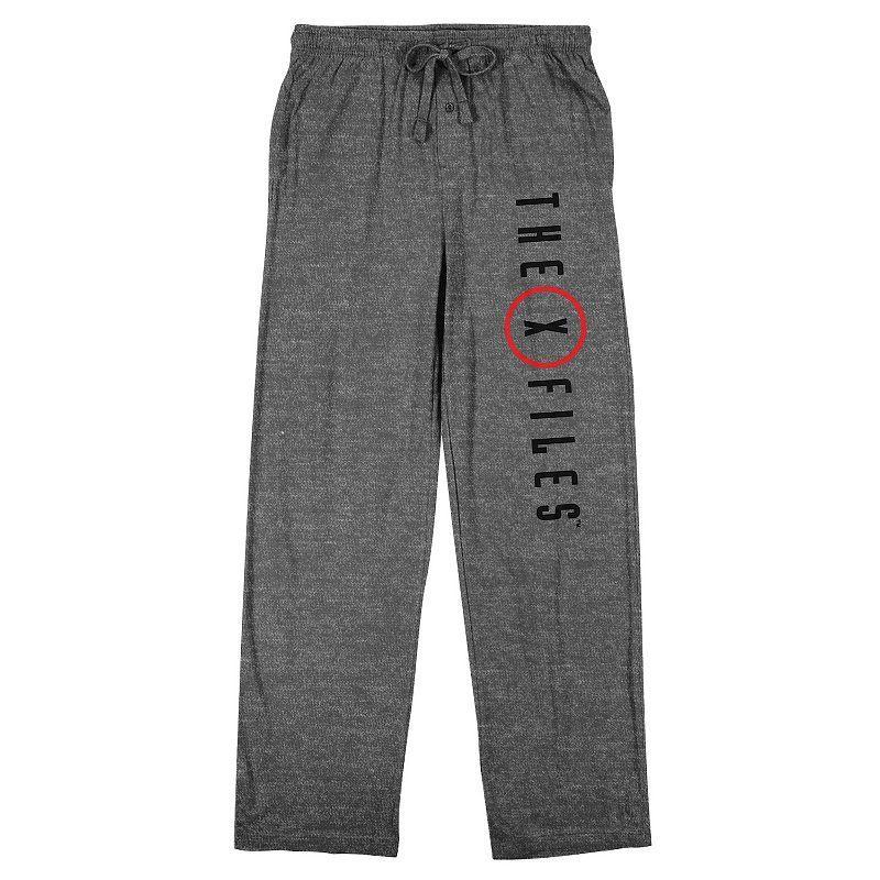 Men's The X-Files Logo Sleep Pants, Size: Large, Gray Product Image