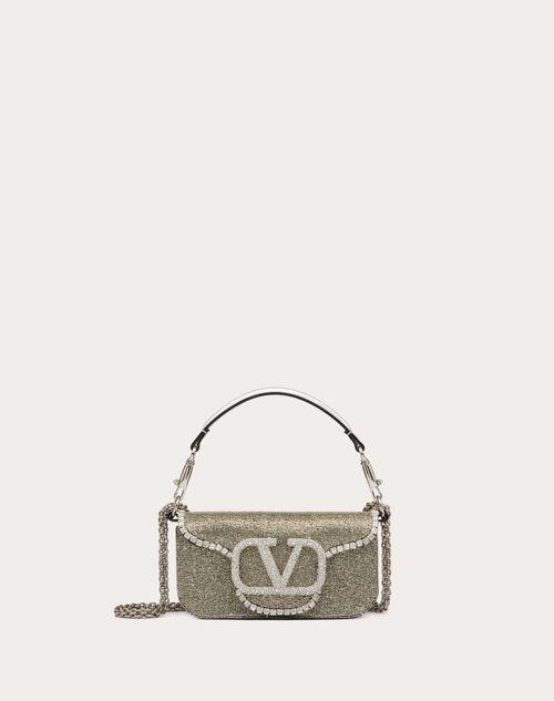 VALENTINO GARAVANI LOCÒ EMBROIDERED SMALL SHOULDER BAG Product Image