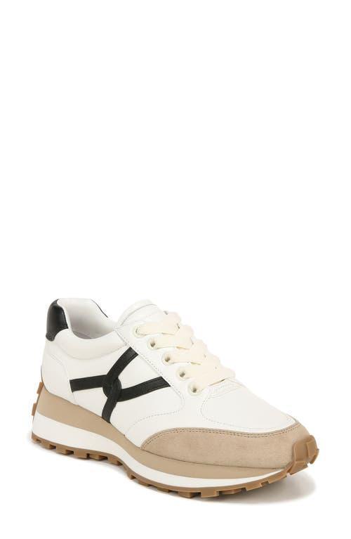 Valentina Mixed Leather Retro Sneakers Product Image