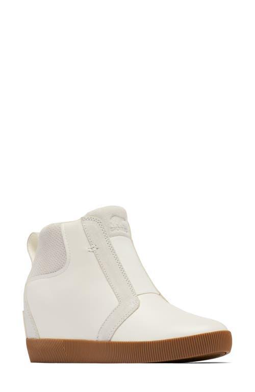 SOREL Out N About Pull-On Wedge (Sea Salt/Gum 2) Women's Shoes Product Image