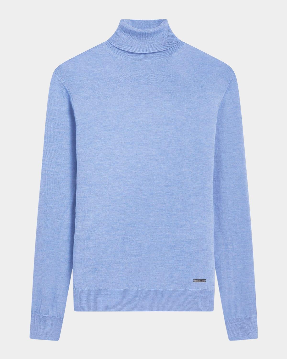 Mens Wool Turtleneck Sweater Product Image