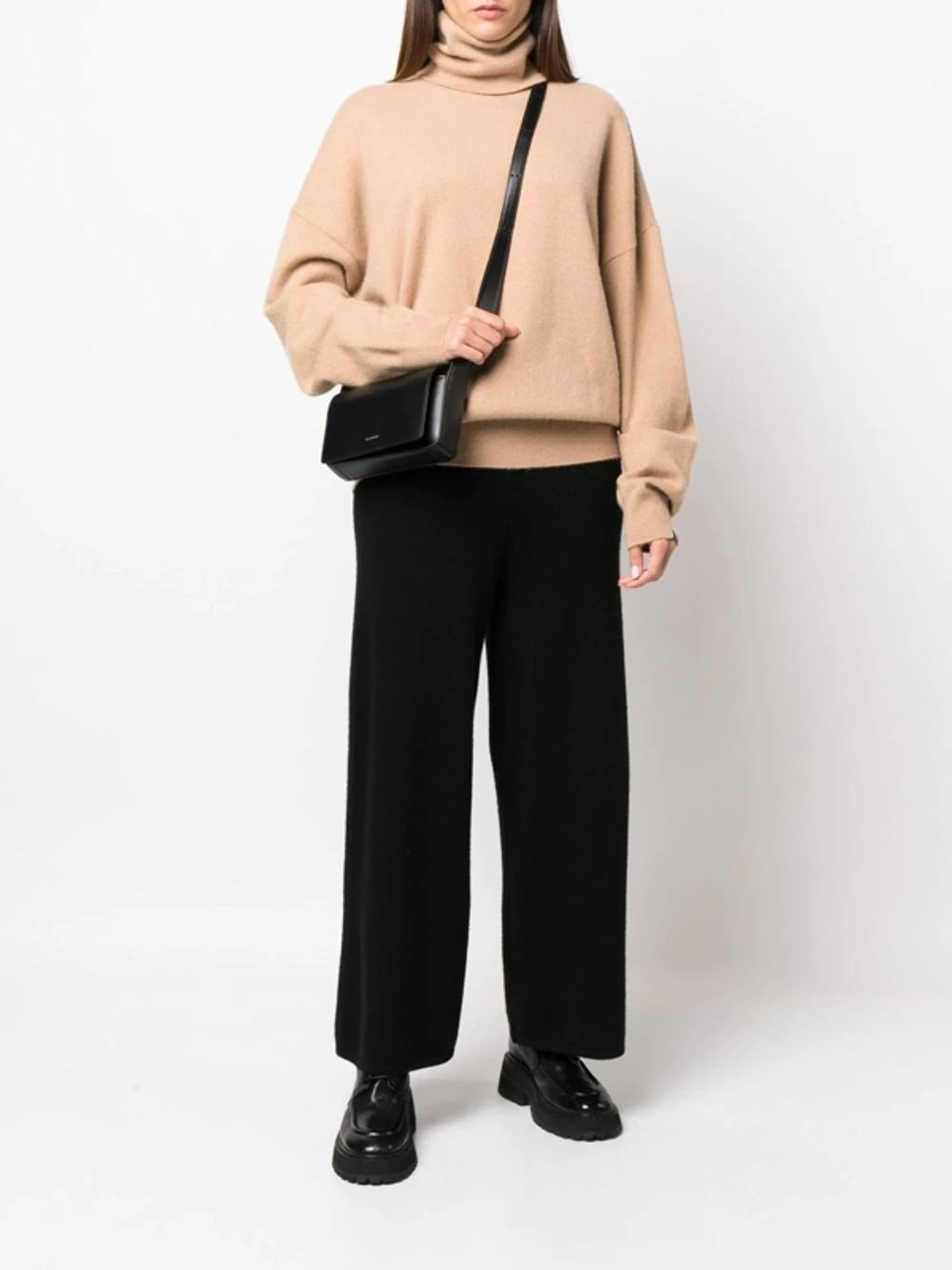 EXTREME CASHMERE Jill Roll-neck Cashmere Umper In Nude Product Image