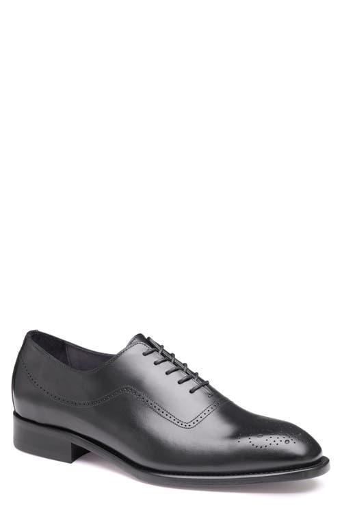 Johnston & Murphy Collection Ellsworth Plain Toe Medallion Italian Calfskin) Men's Lace Up Wing Tip Shoes Product Image