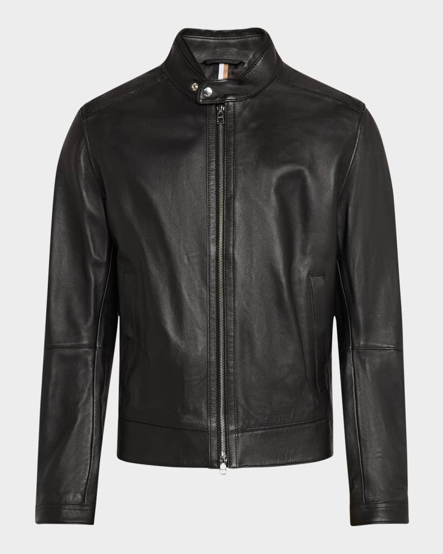 Mens Mansell Leather Jacket Product Image