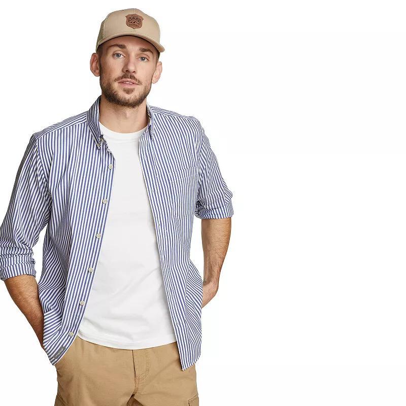 Men's Eddie Bauer UPF 50 Voyager Long Sleeve Button-Down Shirt,  Product Image