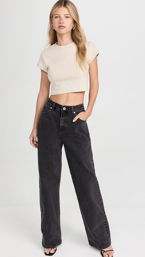 ABRAND 90s Crop Tee | Shopbop Product Image