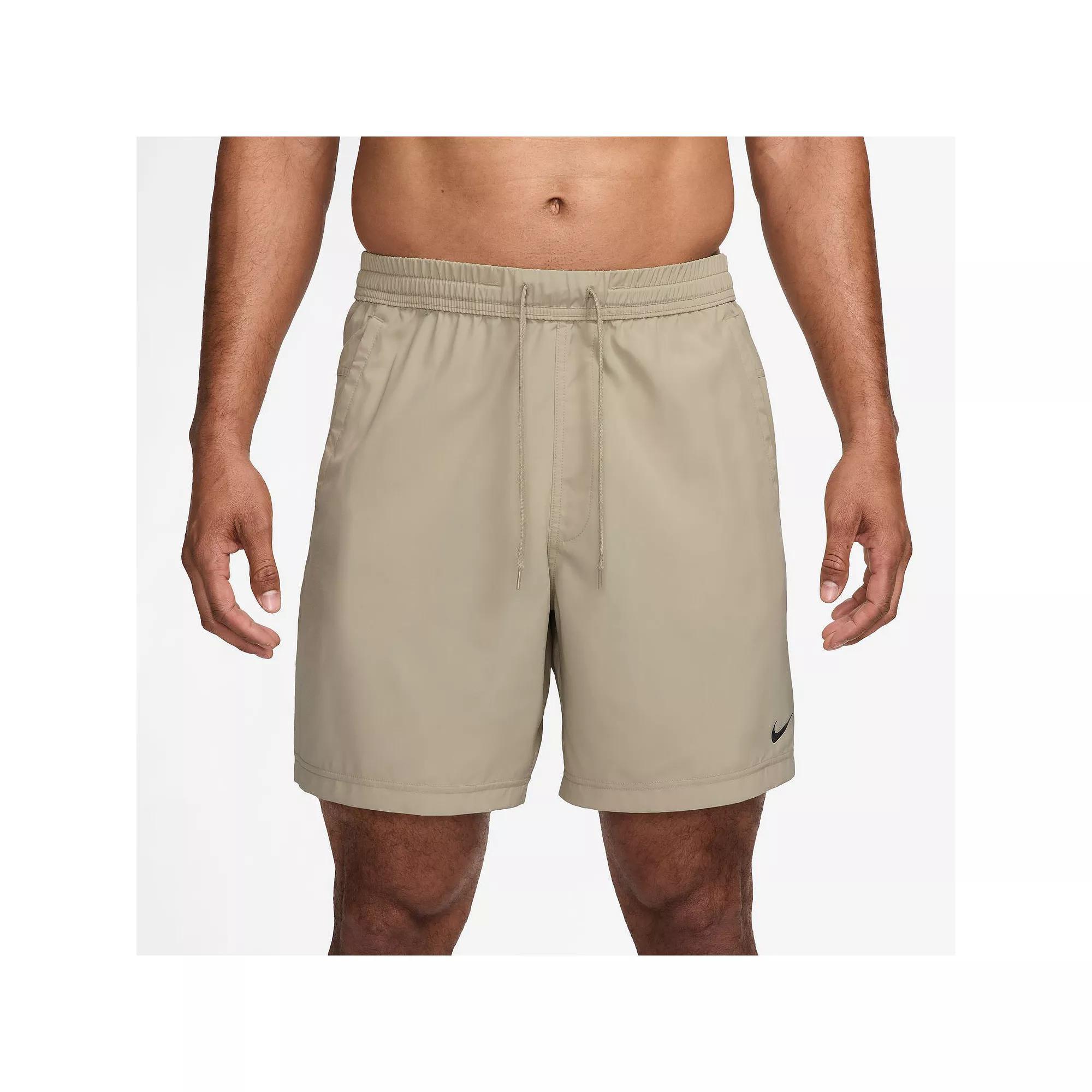 Mens Nike DriFit Form 7-in Unlined Woven Short, Men's, Size: XL, Desert Green Product Image