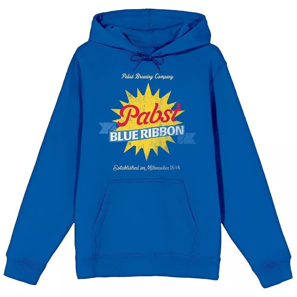 Women's Pabst Blue Ribbon Vintage Logo Graphic Hoodie, Girl's, Size: Medium Product Image