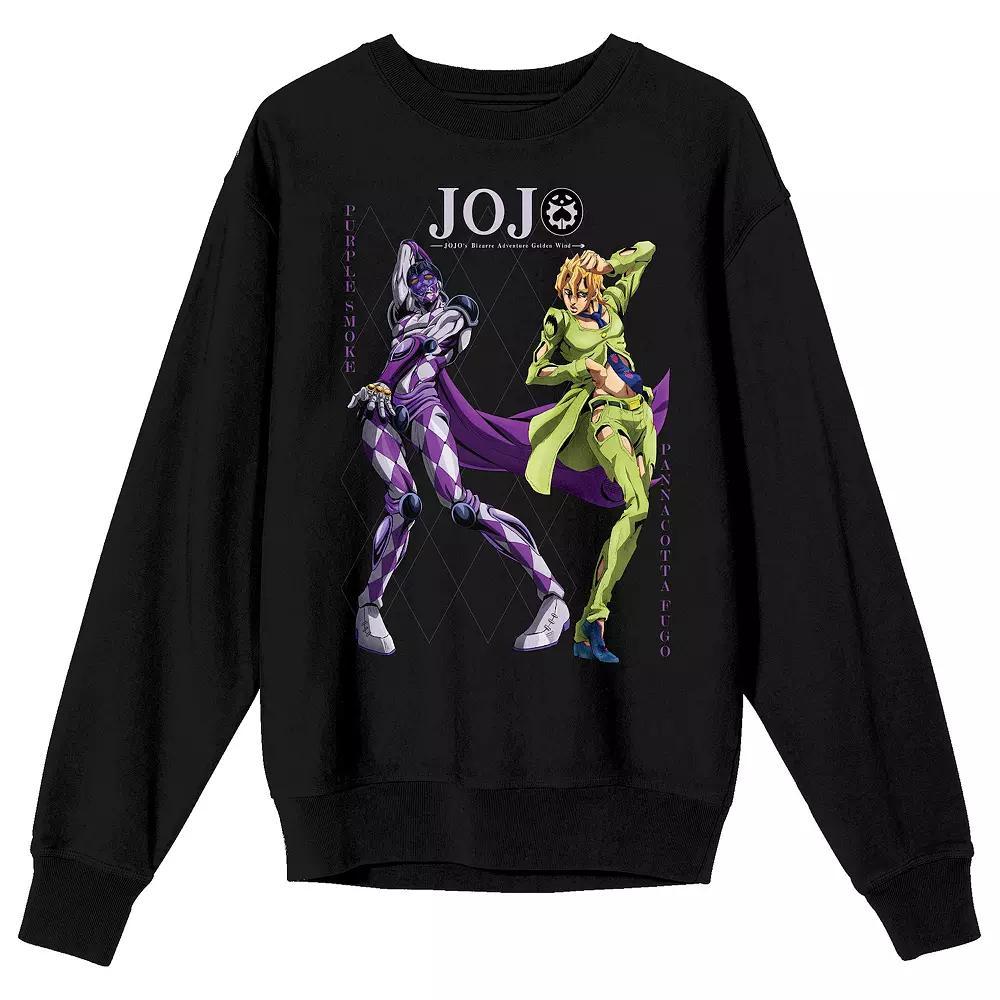 Men's Jojo's Bizarre Adventures Long Sleeve Graphic Tee,  Product Image
