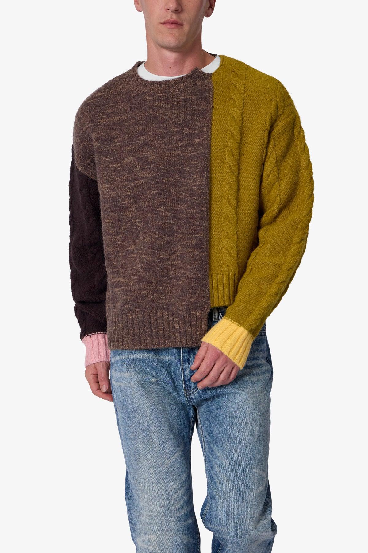 Mix Match Knitted Sweater - Multi Product Image