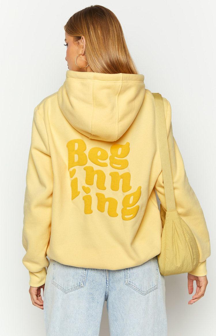 Beginning Yellow Snuggle Bubble Hoodie Product Image