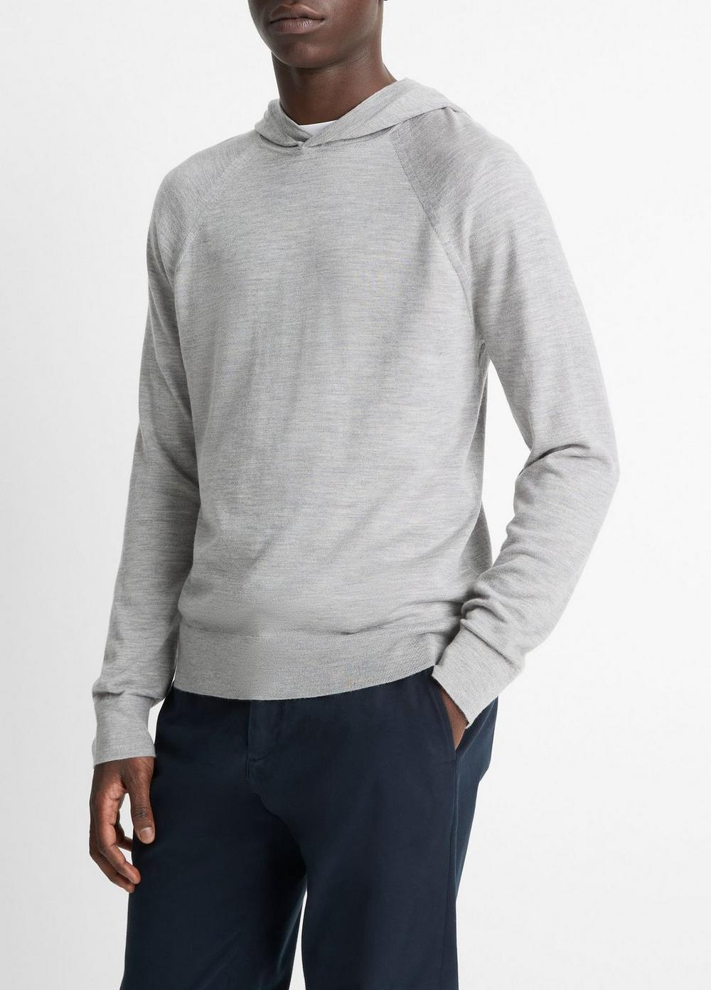 Featherweight Merino Wool-Cashmere Hoodie Product Image