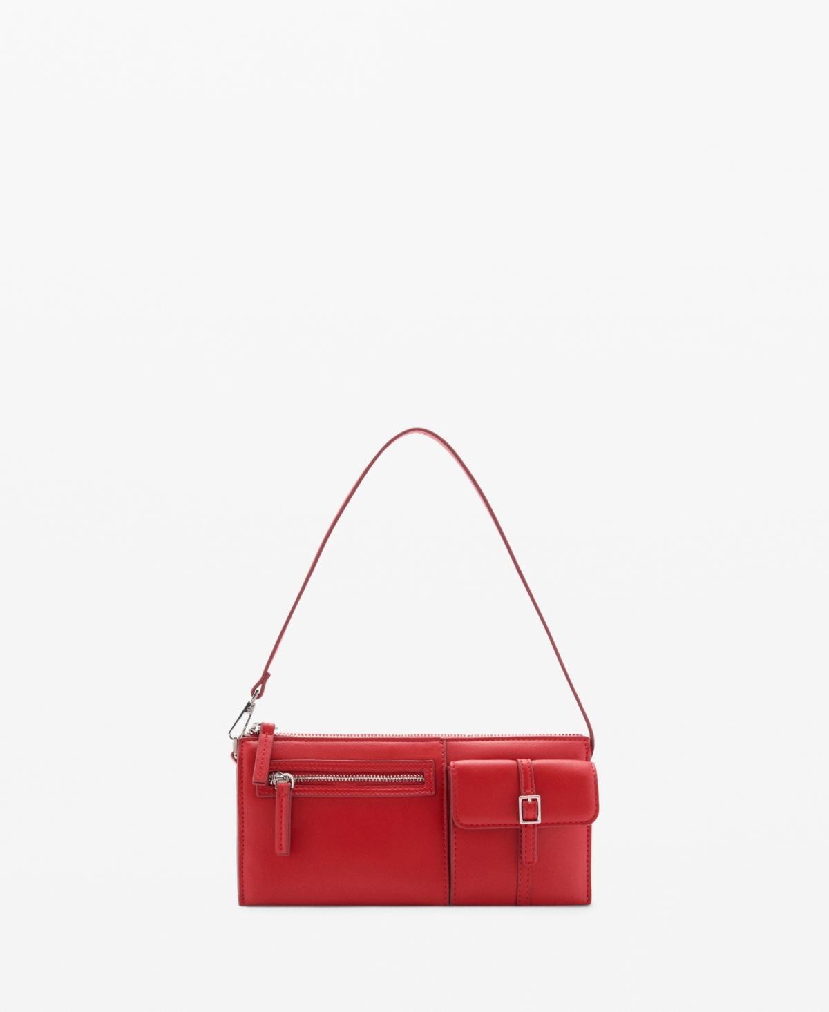 Shoulder bag with pockets - Women | MANGO USA Product Image