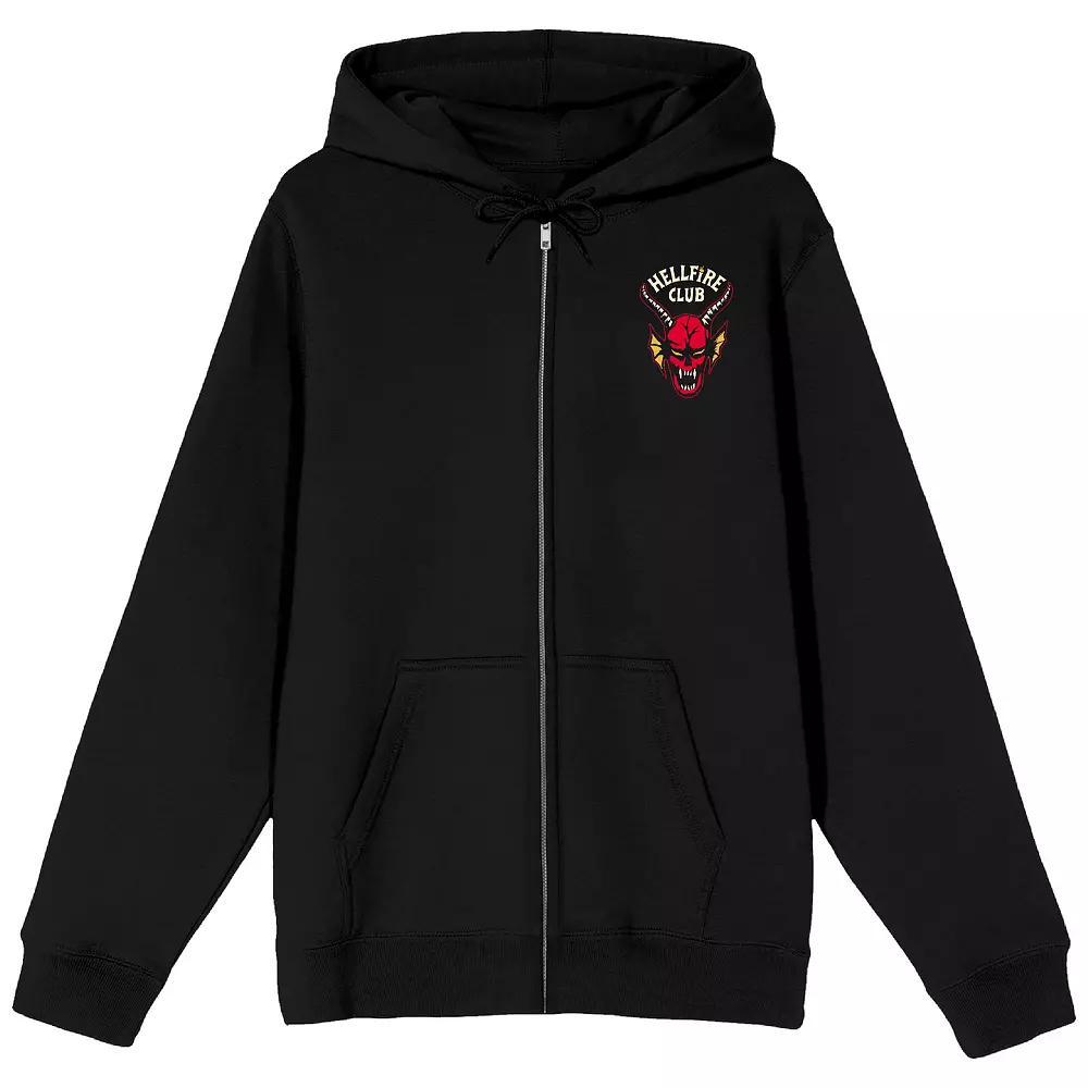 Men's Stranger Things Hellfire Club Dice Graphic Hoodie, Size: Medium, Black Product Image