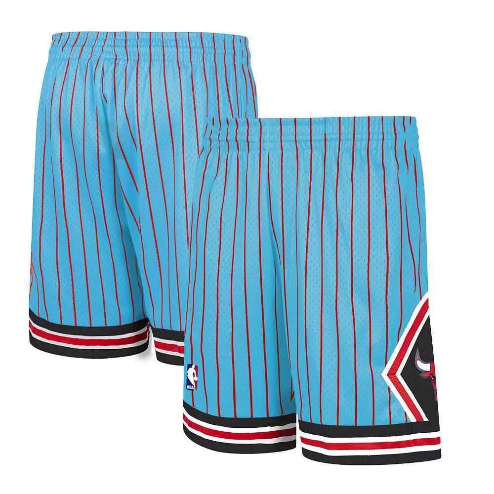 Men's Mitchell & Ness Blue Chicago Bulls Hardwood Classic Reload Swingman Shorts, Size: Large Product Image