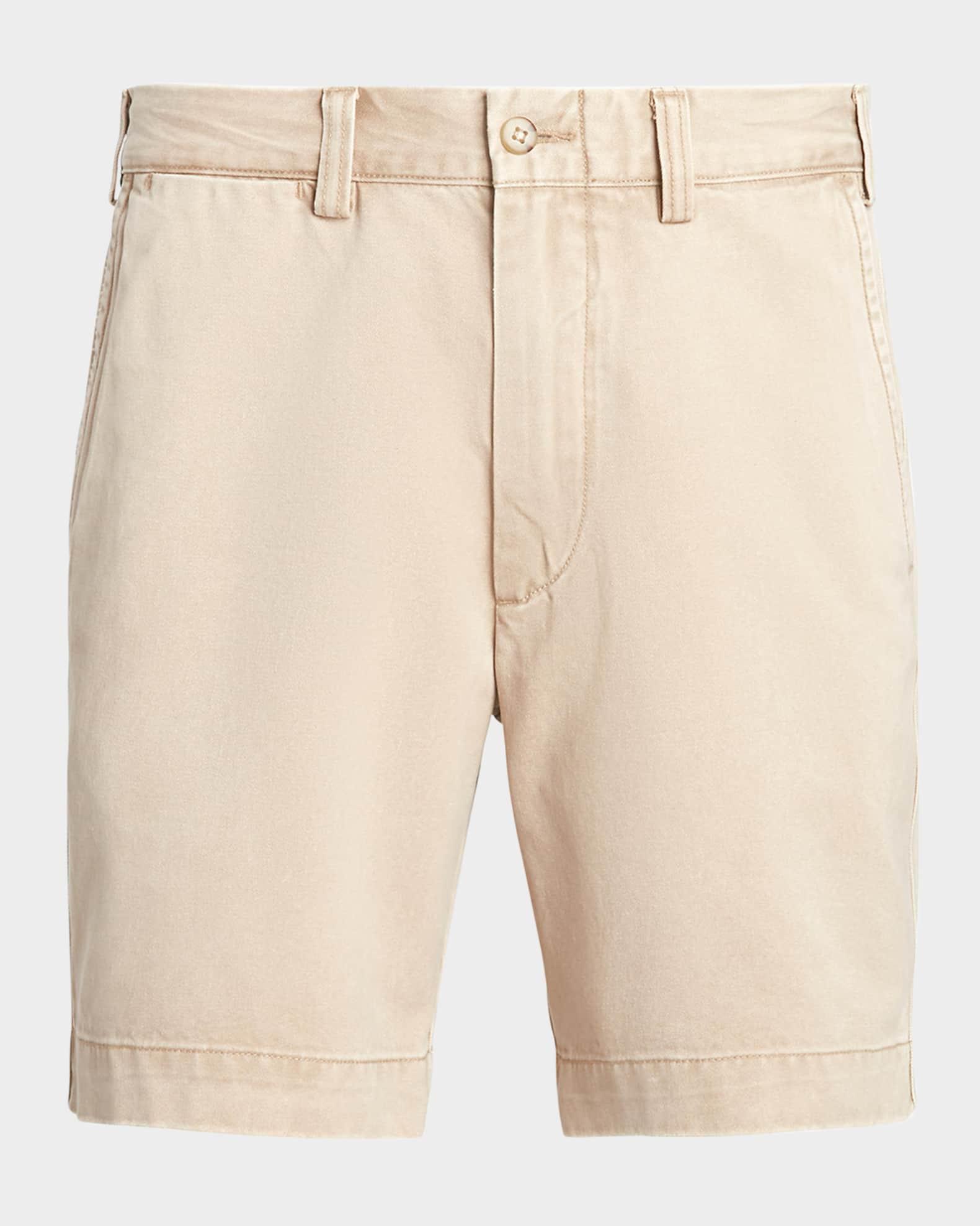 Mens Twill Flat-Front Shorts Product Image