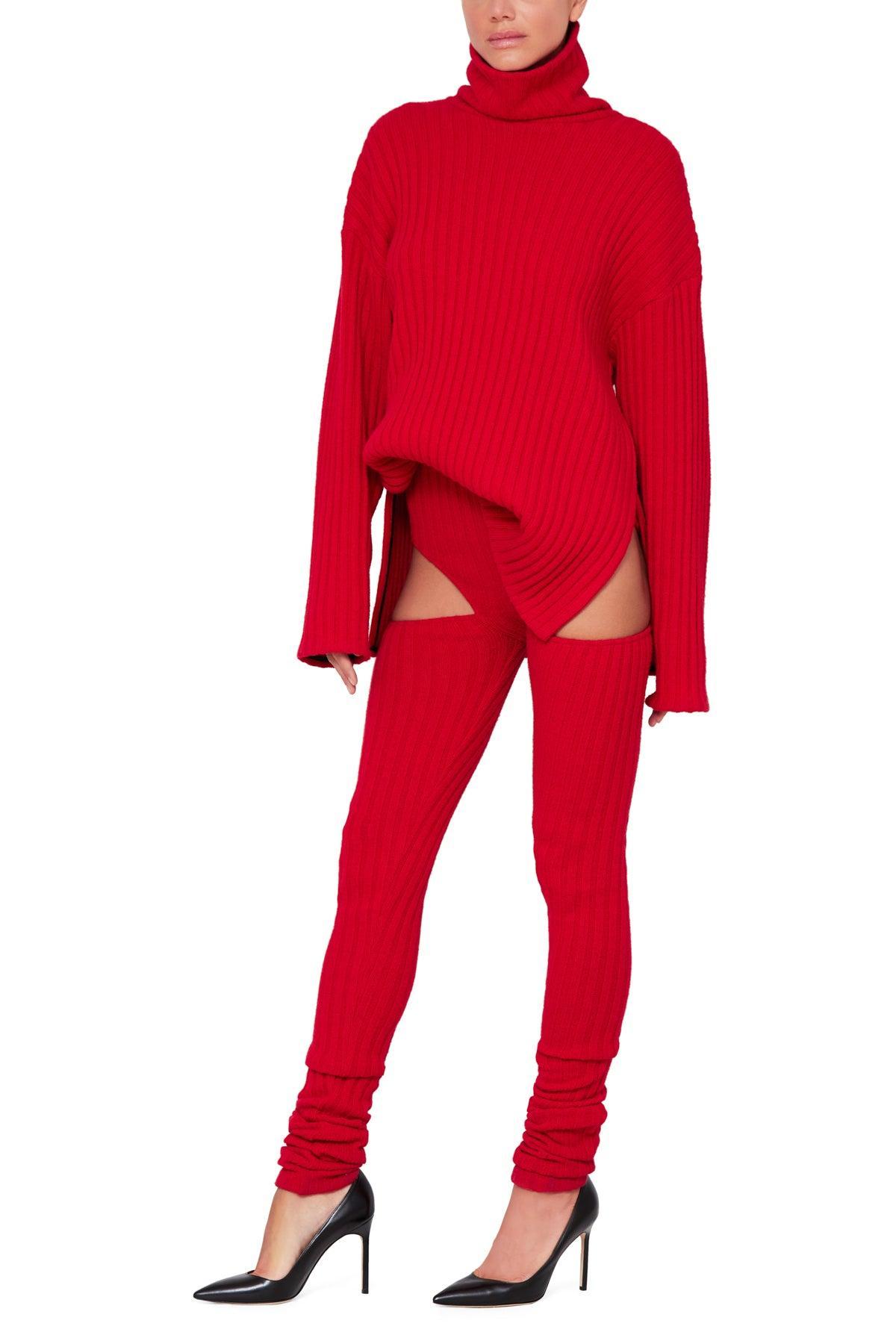 Ribbed Knit Oversized Sweater Product Image