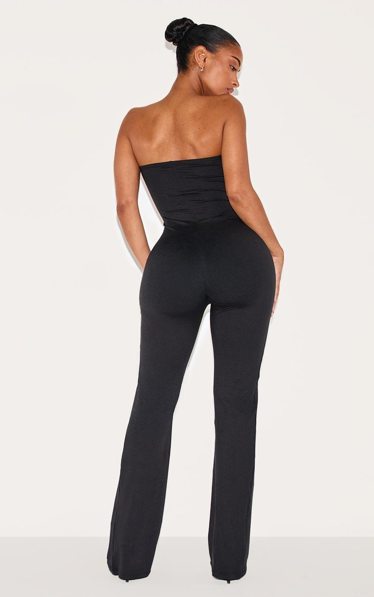 Shape Black Sculpted Bandeau Jumpsuit Product Image