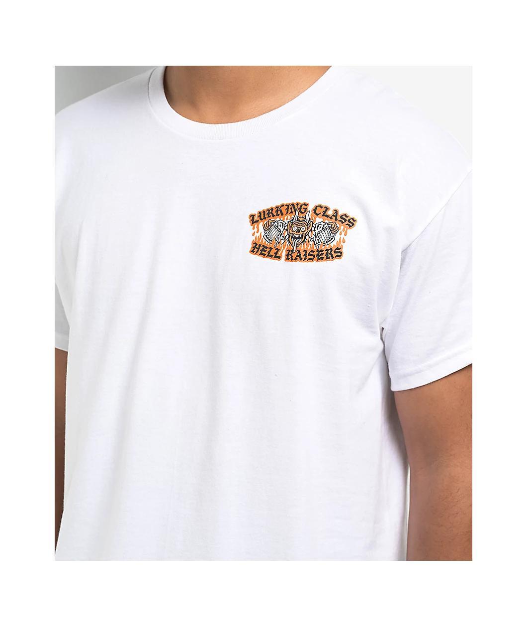 Lurking Class by Sketchy Tank x Tallboy Hell Raisers White T-Shirt Product Image