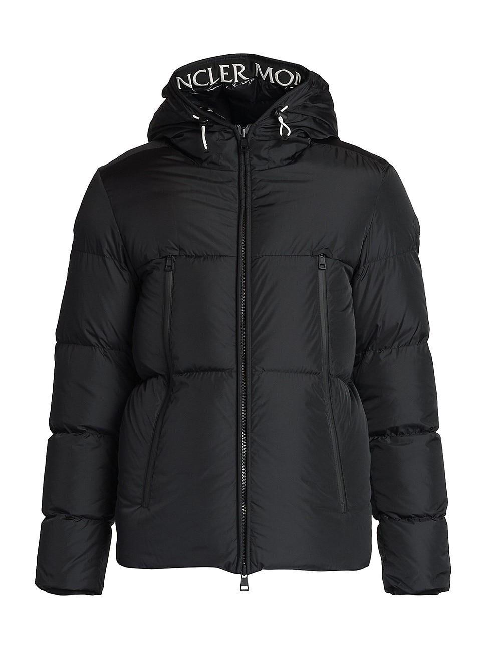 Mens Montcla Logo Hooded Down Jacket Product Image