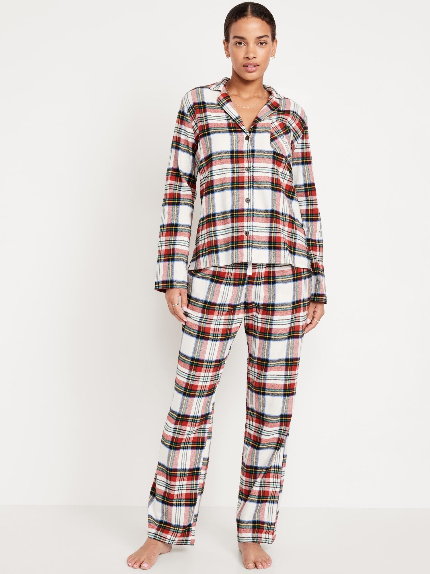 Flannel Pajama Set for Women Product Image