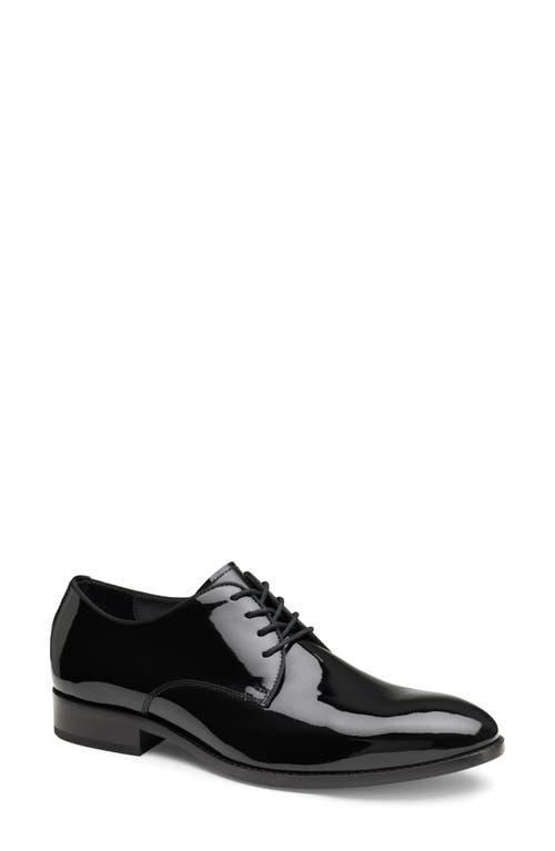 Johnston  Murphy Mens Gavney Patent Leather Plain Toe Oxfords Product Image