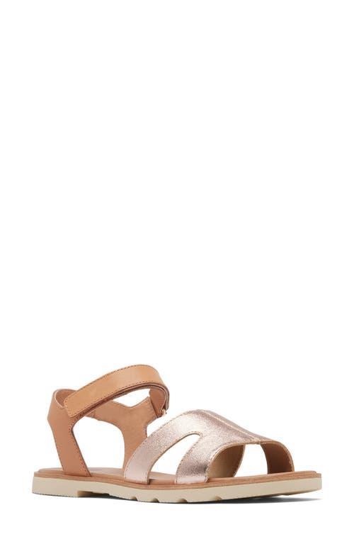 SOREL Ella III Ankle Strap (Honest Beige/Honey White) Women's Shoes Product Image