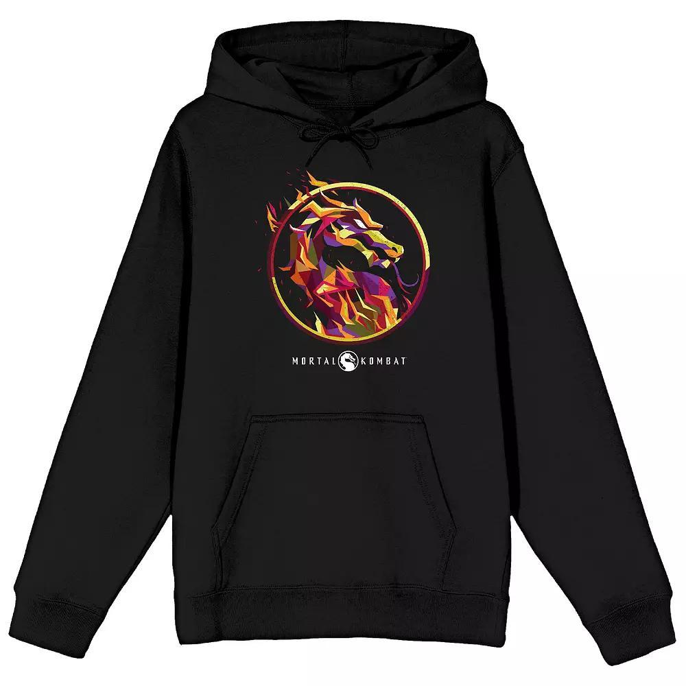 Men's Mortal Kombat Dragon Logo Hoodie,  Product Image