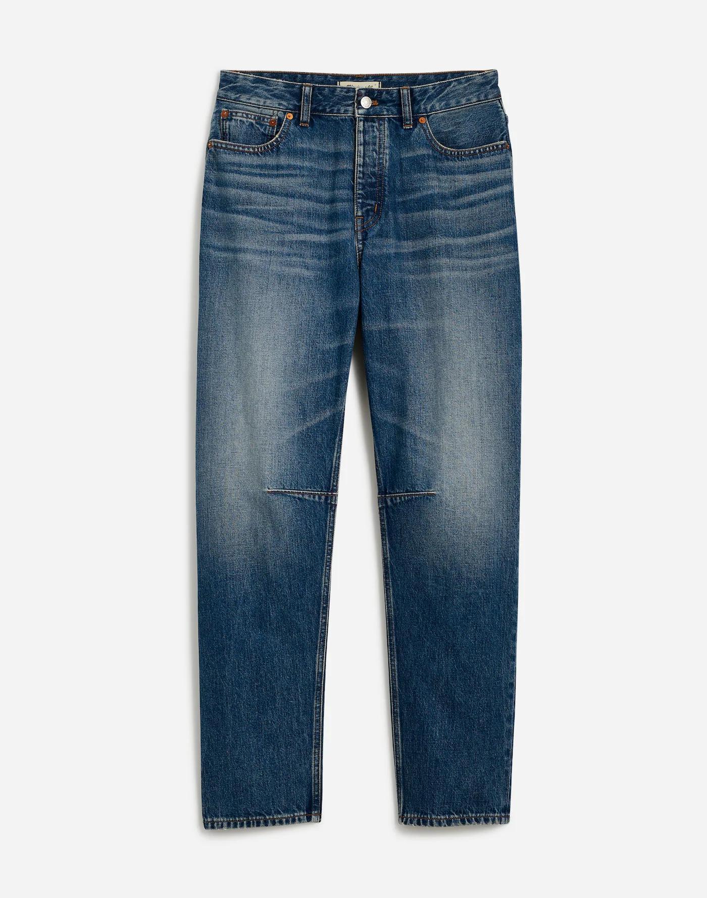 The Curvy Darted Barrel-Leg Jean in Irmo Wash Product Image