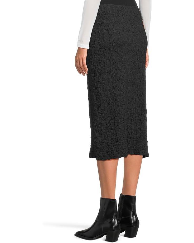 Vegan Leather Long Skirt Product Image
