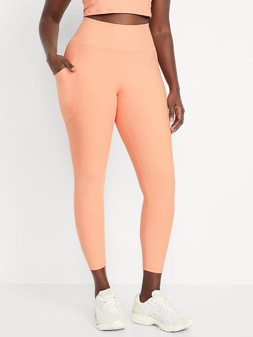 High-Waisted PowerSoft 7/8 Pocket Leggings Product Image