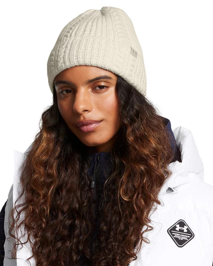 Women's UA Halftime Cable Knit Beanie Product Image