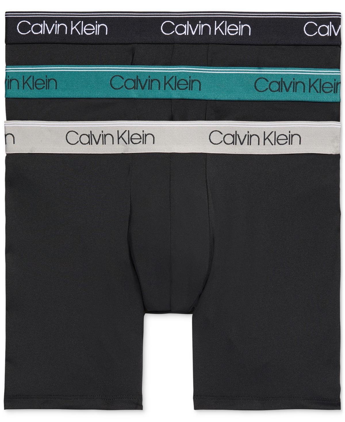 Calvin Klein Mens Micro Stretch 3-Pack Boxer Brief - Multi - XL Product Image