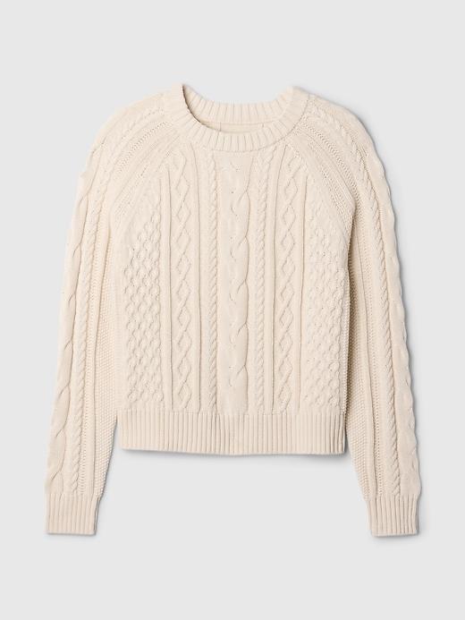 Classic Cable-Knit Sweater Product Image