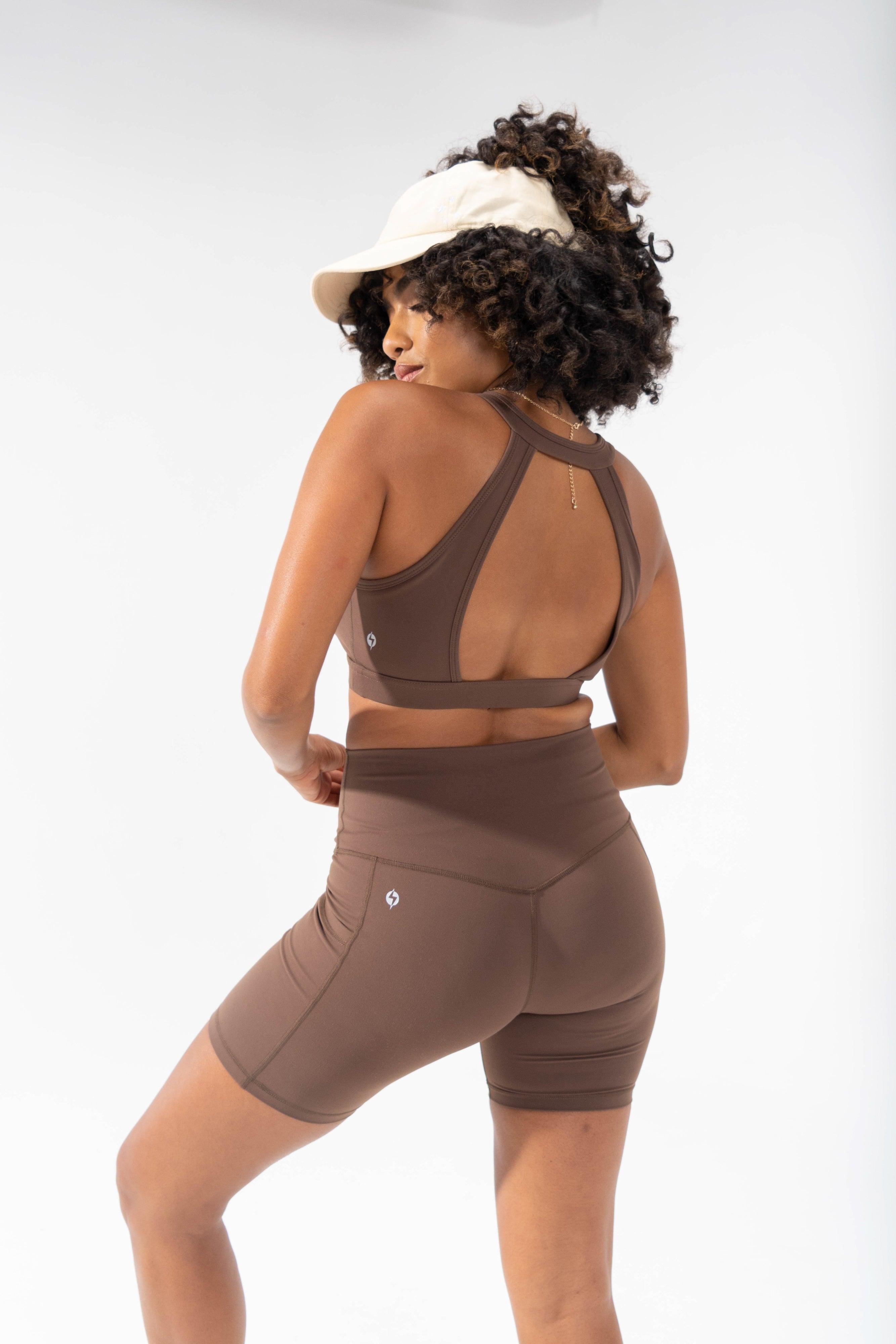 Supersculpt™ Shorts With Pockets (Soft Touch) - Mocha Product Image