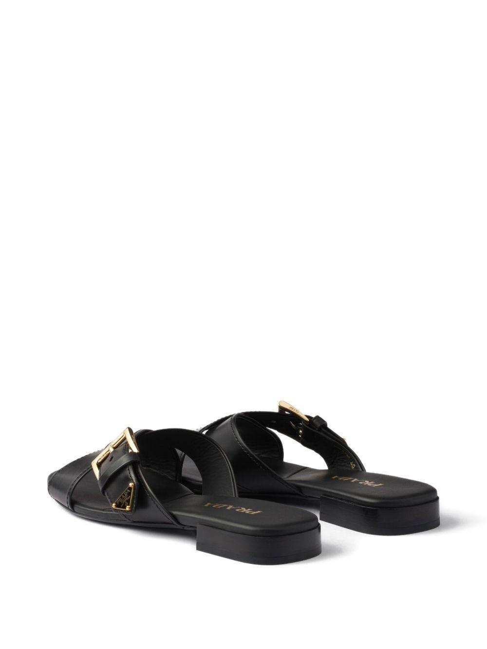 criss-cross buckle sandals Product Image