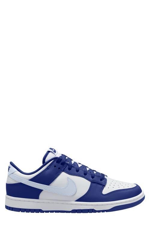 NIKE Dunk Low Retro In Deep Royal Blue/grey/white Product Image