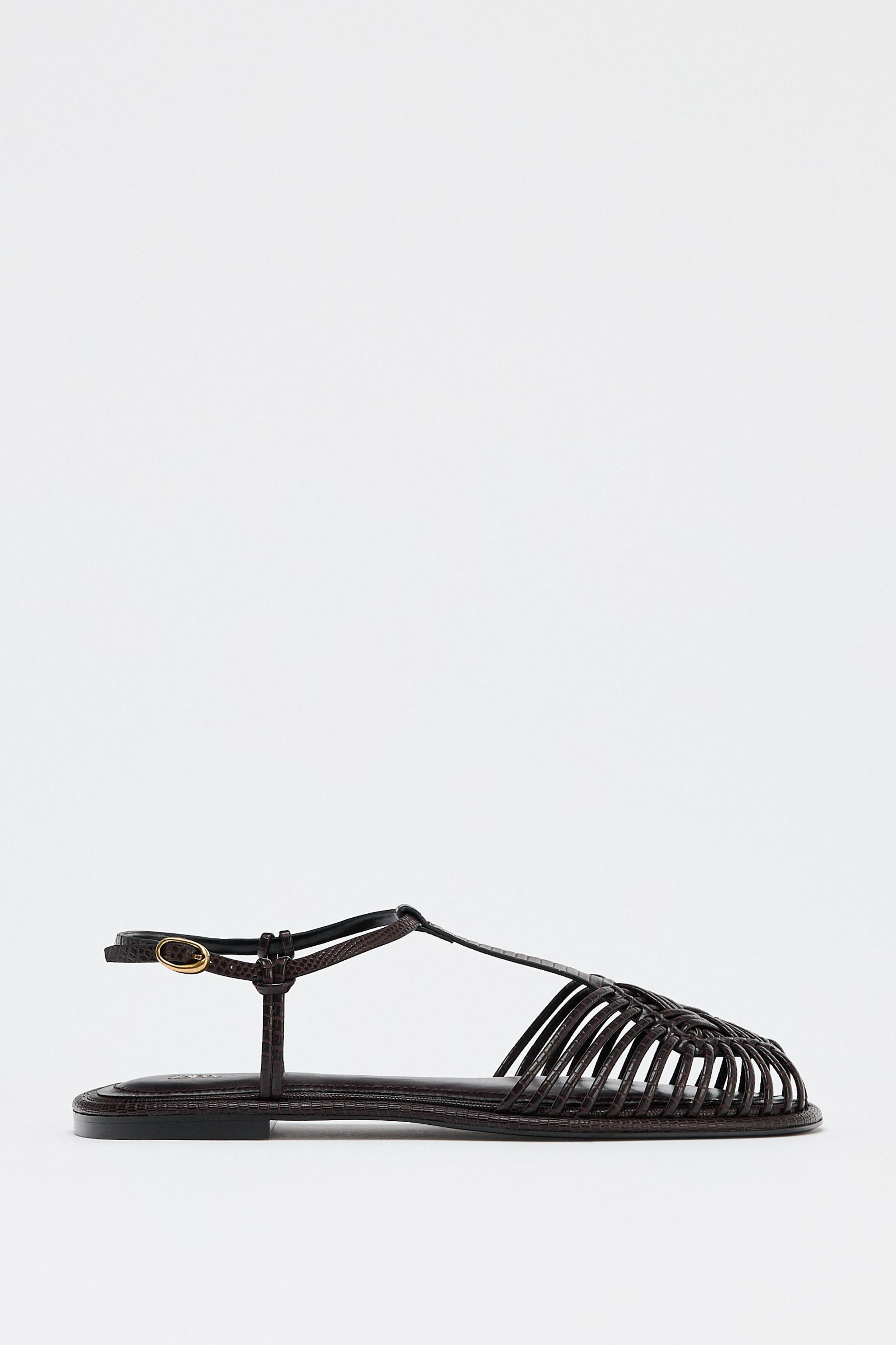 WOVEN CAGE SANDALS Product Image