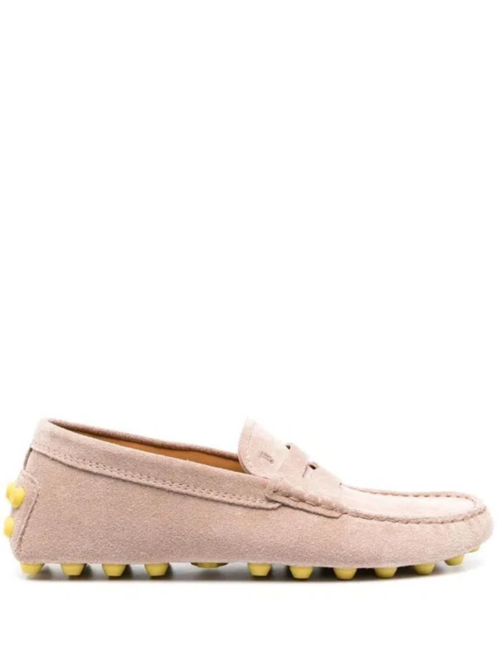 TOD'S Gommino Slip-on Driving Shoes In Pink Product Image