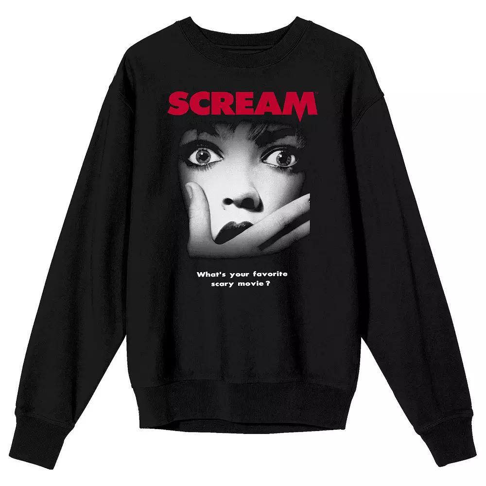 Men's Scream Movie Poster Long Sleeve Graphic Tee,  Product Image