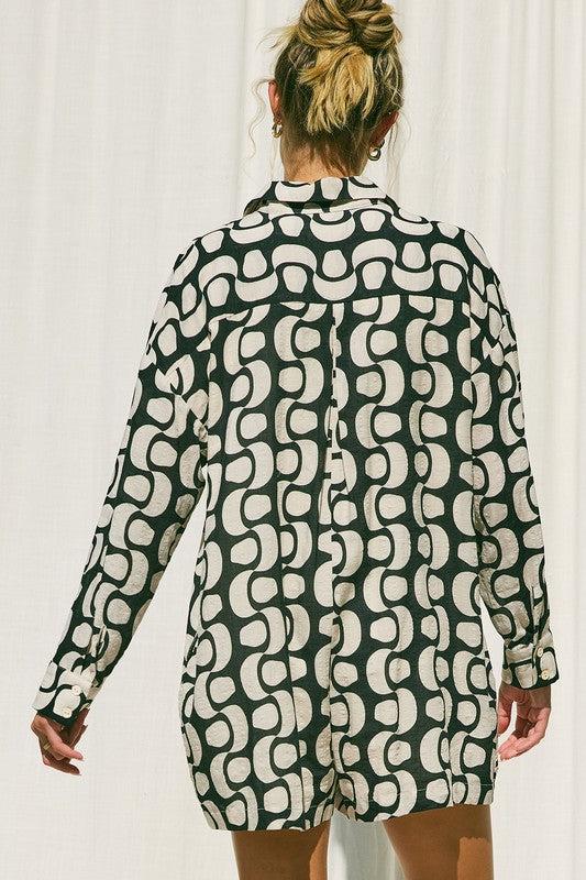 Jane Button Down Romper Product Image