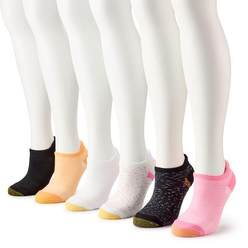 Womens GOLDTOE 6-Pack Vacay Cushion Tab No-Show Socks Product Image