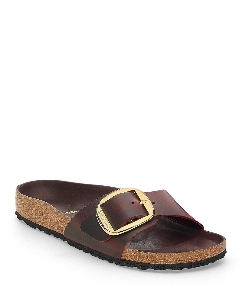 Birkenstock Womens Madrid Big Buckle High Shine Slide Sandals Product Image