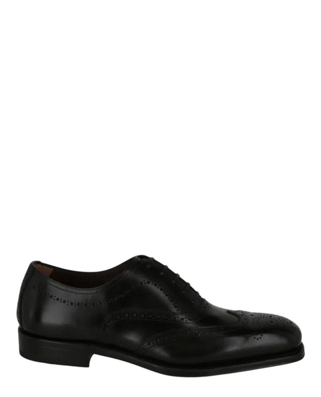 FERRAGAMO Poveda Dress Shoes In Black Product Image