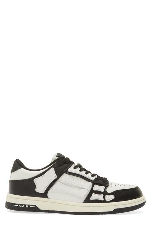 AMIRI Skel Top Low-top Sneakers In Black White Product Image