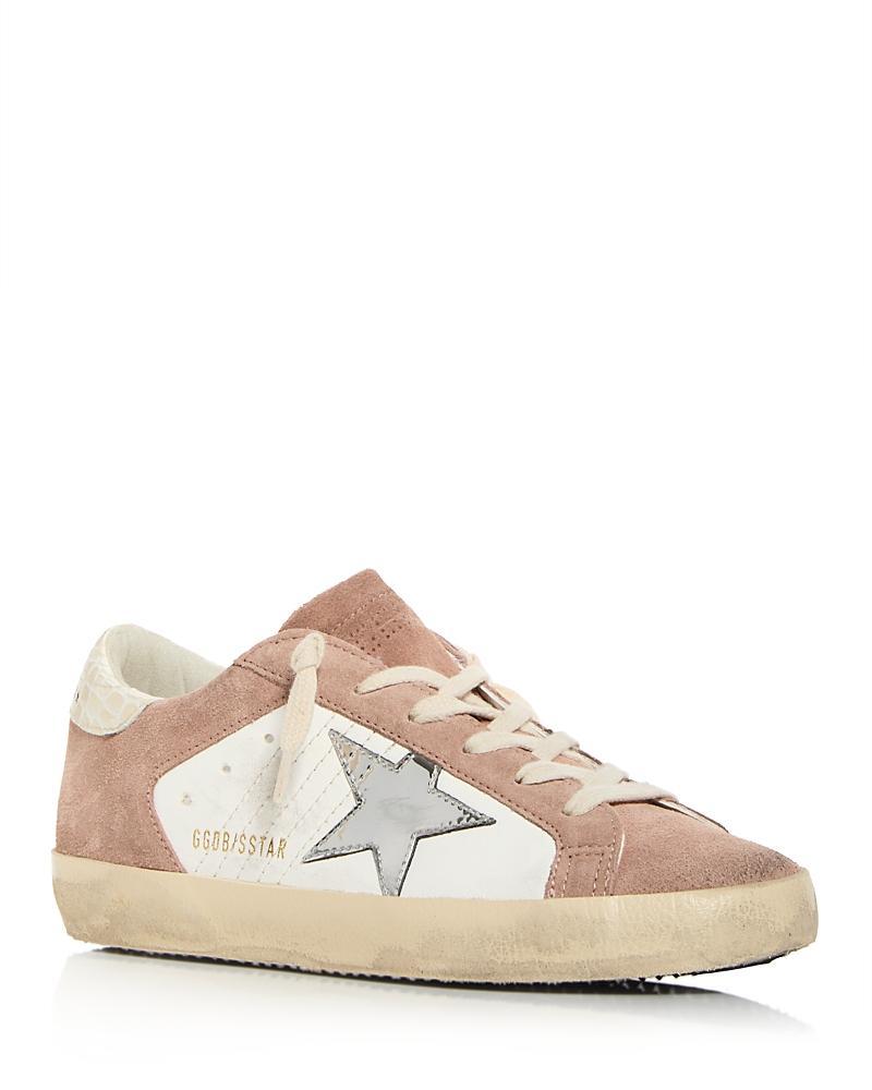 Golden Goose Womens Super-Star Low Top Sneakers Product Image