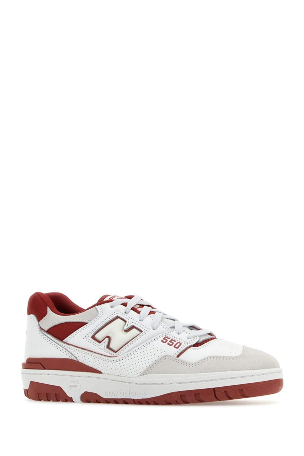 NEW BALANCE Mixed Material 550 Sneakers In Multicoloured Product Image