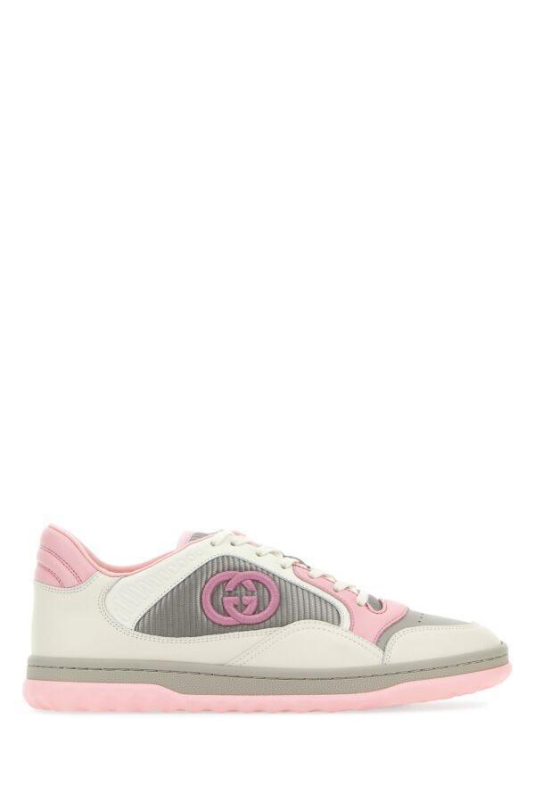 GUCCI Mac80 Leather Sneakers In Pink Product Image