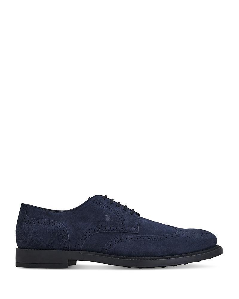 Mens Perforated Suede Derbys Product Image